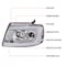 Spec-D Tuning 2004-2008 FORD F150 PROJECTOR HEADLIGHTS WITH LED BAR, PK  2 2LHP-F15004-G2-TM - alternate 5